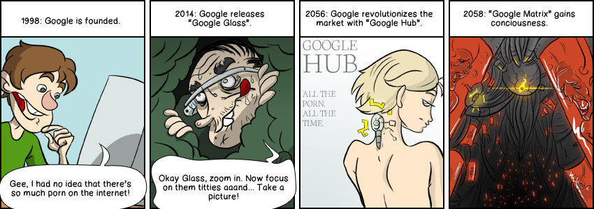 Piece of Me. A webcomic about Google, porn and the rise of the machines.