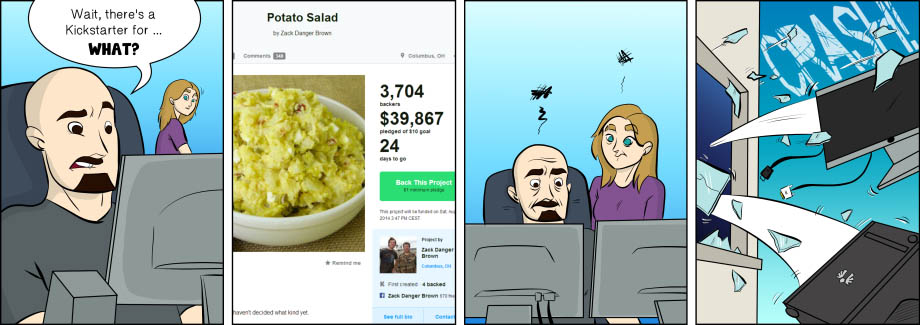 Piece of Me. A webcomic about ambitious salad recipes.