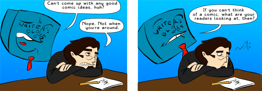 Piece of Me - A webcomic about my writer's block.