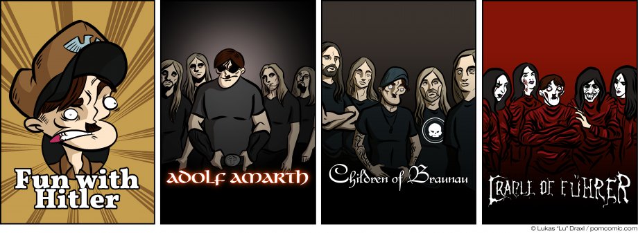 Piece of Me. A webcomic about alternative metal bands.