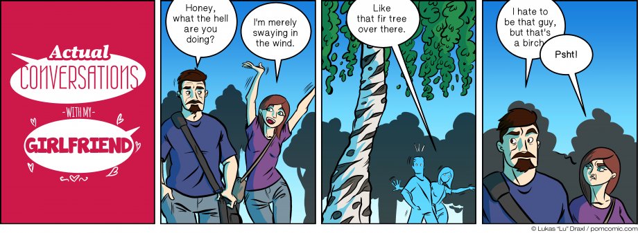 Piece of Me. A webcomic about swaying in the wind like trees.