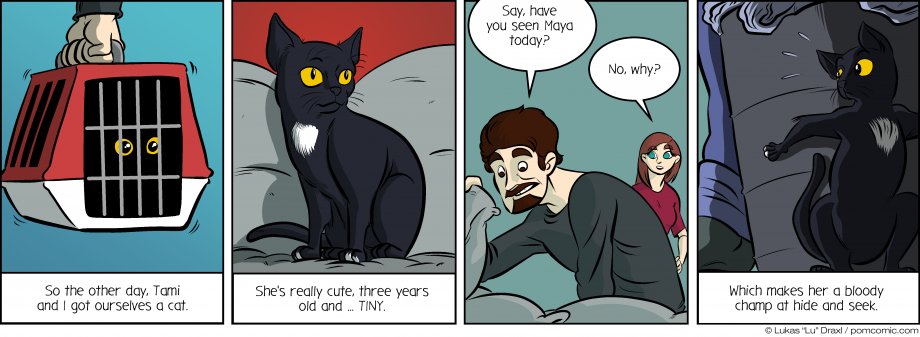 Piece of Me. A webcomic about our new cat, Maya.