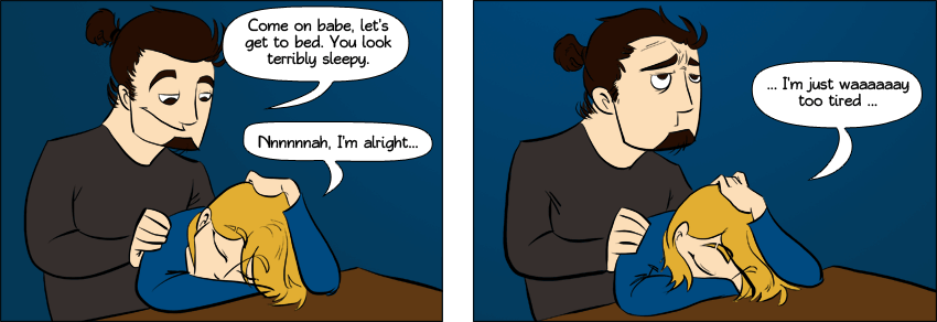 Piece of Me - A webcomic about sleepy girlfriends.