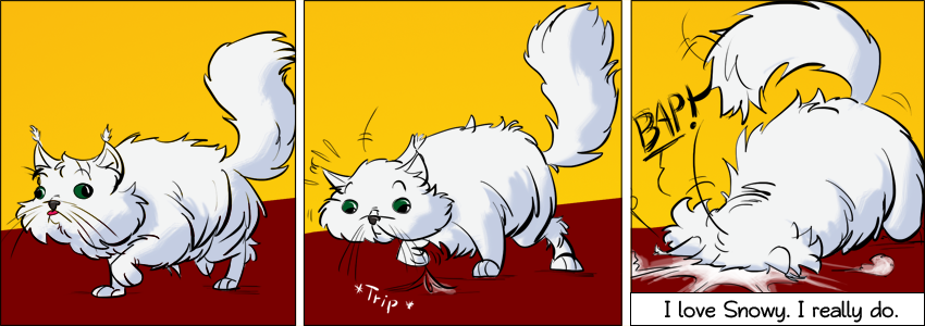 Piece of Me - A webcomic about the clumsiest cat ever.