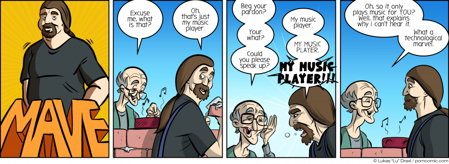 Piece of Me. A webcomic about music players and technological marvels.