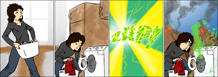 Piece of Me - A webcomic about time travelling. With a washing machine. Yes, you've read that right.