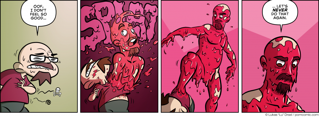 Piece of Me. A webcomic about the violent end of a stylistic experiment.