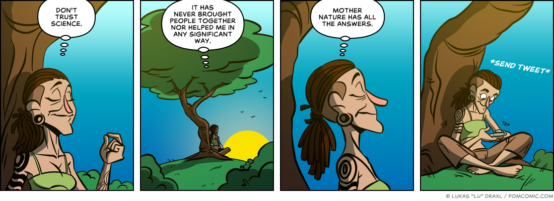 Piece of Me. A webcomic about the answers of mother nature.
