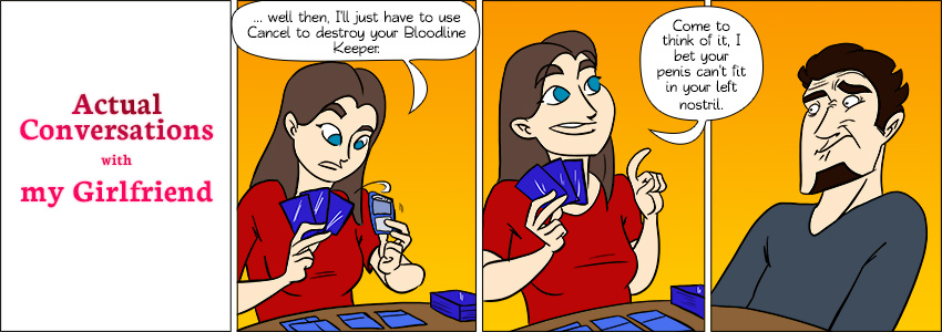 Piece of Me. A webcomic about the strange stuff Tami likes to bet on.