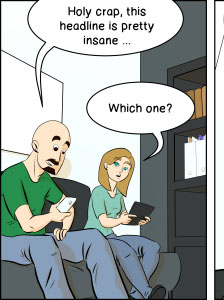 Piece of Me. A webcomic about dangerous LAN parties and questionable slogans.