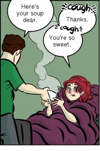 Piece of Me. A webcomic about incredibly selfless acs of selflessness. And sick girlfriends.