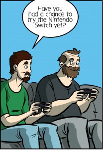 Piece of Me. A webcomic about the Switch and its tiny controllers.
