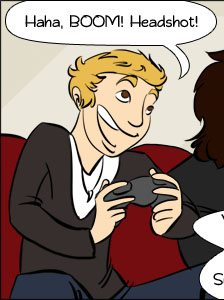 Piece of Me - A webcomic about a decent multiplayer game with a laughable singleplayer campaign. In short: Call of Duty.