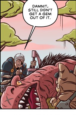 Piece of Me. A webcomic about Monster Hunter World and the REAL monsters of the game.